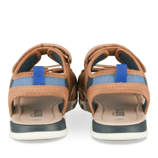 Sandales Sport MARRON Garçon Motif Multicolore Scratch