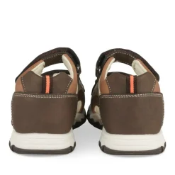 Sandales Sport MARRON Garçon Motif Multicolore Scratch