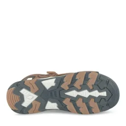 Sandales Sport MARRON Garçon Motif Uni Scratch