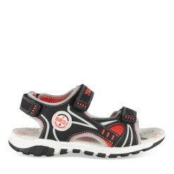 Sandales Sport NOIR Garçon Motif Multicolore Scratch