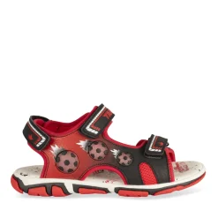Sandales Sport NOIR Garçon Motif Multicolore Scratch