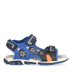 Sandales Sport NOIR Garçon Motif Multicolore Scratch