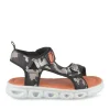 Sandales Sport NOIR Garçon Motif Camouflage Scratch