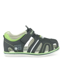 Sandales Sport NOIR Garçon Motif Multicolore Scratch