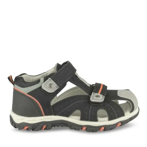 Sandales Sport NOIR Garçon Motif Multicolore Scratch