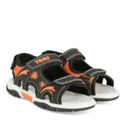 Sandales Sport NOIR Garçon Motif Multicolore Scratch