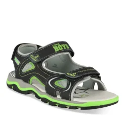 Sandales Sport NOIR Garçon Motif Multicolore Scratch