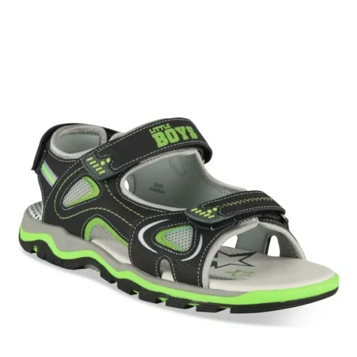 Sandales Sport NOIR Garçon Motif Multicolore Scratch