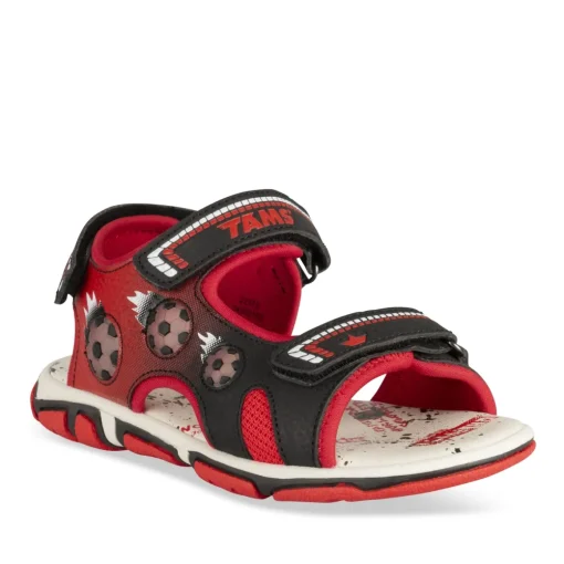 Sandales Sport NOIR Garçon Motif Multicolore Scratch