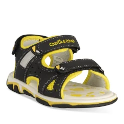 Sandales Sport NOIR Garçon Motif Multicolore Scratch