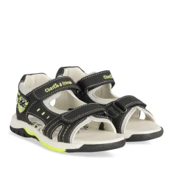 Sandales Sport NOIR Garçon Motif Voiture Scratch