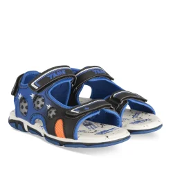Sandales Sport NOIR Garçon Motif Multicolore Scratch