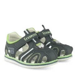 Sandales Sport NOIR Garçon Motif Multicolore Scratch