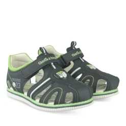 Sandales Sport NOIR Garçon Motif Multicolore Scratch