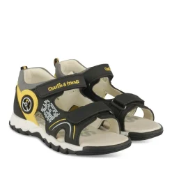Sandales Sport NOIR Garçon Motif Multicolore Scratch