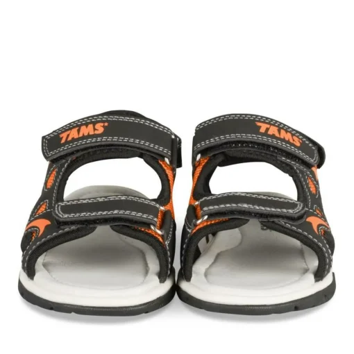 Sandales Sport NOIR Garçon Motif Multicolore Scratch