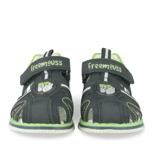 Sandales Sport NOIR Garçon Motif Multicolore Scratch