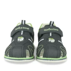 Sandales Sport NOIR Garçon Motif Multicolore Scratch