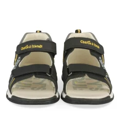 Sandales Sport NOIR Garçon Motif Multicolore Scratch