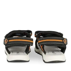 Sandales Sport NOIR Garçon Motif Multicolore Scratch