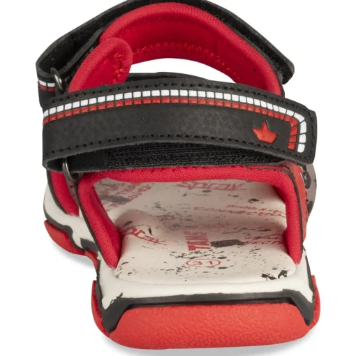 Sandales Sport NOIR Garçon Motif Multicolore Scratch