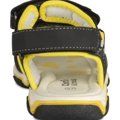 Sandales Sport NOIR Garçon Motif Multicolore Scratch