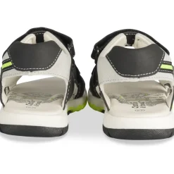Sandales Sport NOIR Garçon Motif Voiture Scratch