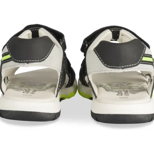 Sandales Sport NOIR Garçon Motif Voiture Scratch