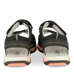 Sandales Sport NOIR Garçon Motif Multicolore Scratch
