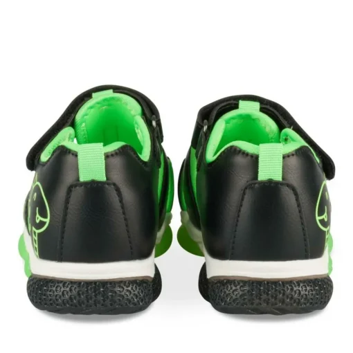 Sandales Sport NOIR Garçon Motif Uni Scratch