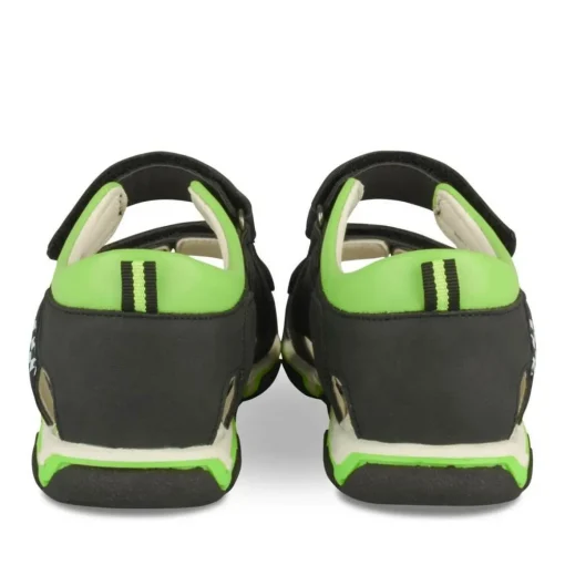 Sandales Sport NOIR Garçon Motif Multicolore Scratch