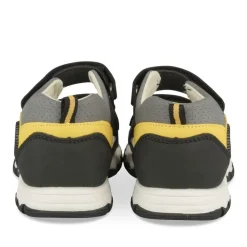 Sandales Sport NOIR Garçon Motif Multicolore Scratch