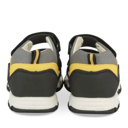 Sandales Sport NOIR Garçon Motif Multicolore Scratch