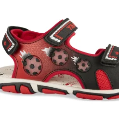 Sandales Sport NOIR Garçon Motif Multicolore Scratch
