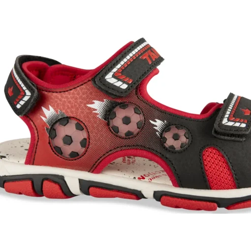 Sandales Sport NOIR Garçon Motif Multicolore Scratch