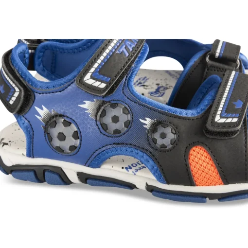 Sandales Sport NOIR Garçon Motif Multicolore Scratch