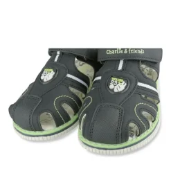Sandales Sport NOIR Garçon Motif Multicolore Scratch