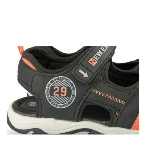 Sandales Sport NOIR Garçon Motif Multicolore Scratch