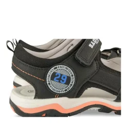 Sandales Sport NOIR Garçon Motif Multicolore Scratch