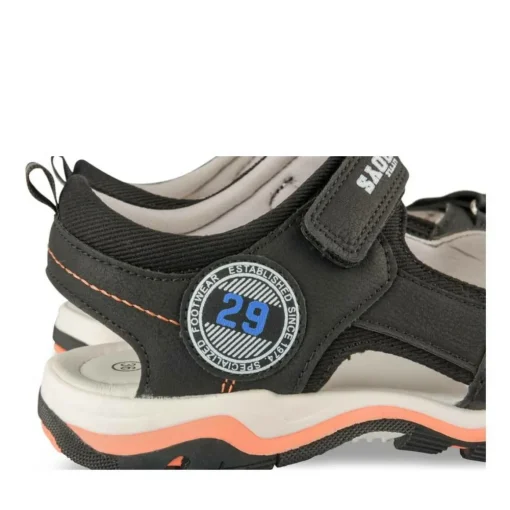 Sandales Sport NOIR Garçon Motif Multicolore Scratch