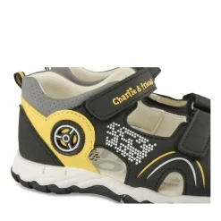 Sandales Sport NOIR Garçon Motif Multicolore Scratch