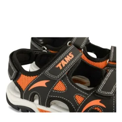 Sandales Sport NOIR Garçon Motif Multicolore Scratch