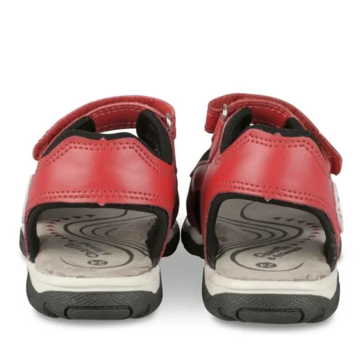 Sandales Sport ROUGE Garçon Motif Camouflage Scratch