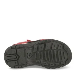 Sandales Sport ROUGE Garçon Motif Camouflage Scratch