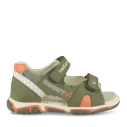 Sandales Sport VERT Garçon Motif Multicolore Scratch