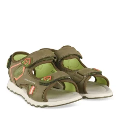 Sandales Sport VERT Garçon Motif Multicolore Scratch