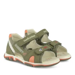 Sandales Sport VERT Garçon Motif Multicolore Scratch