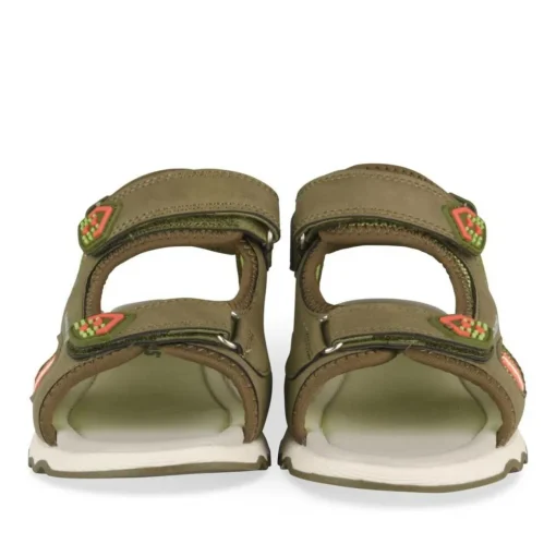 Sandales Sport VERT Garçon Motif Multicolore Scratch