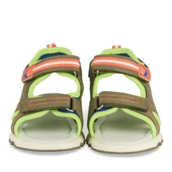 Sandales Sport VERT Garçon Motif Multicolore Scratch