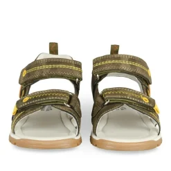 Sandales Sport VERT Garçon Motif Uni Scratch